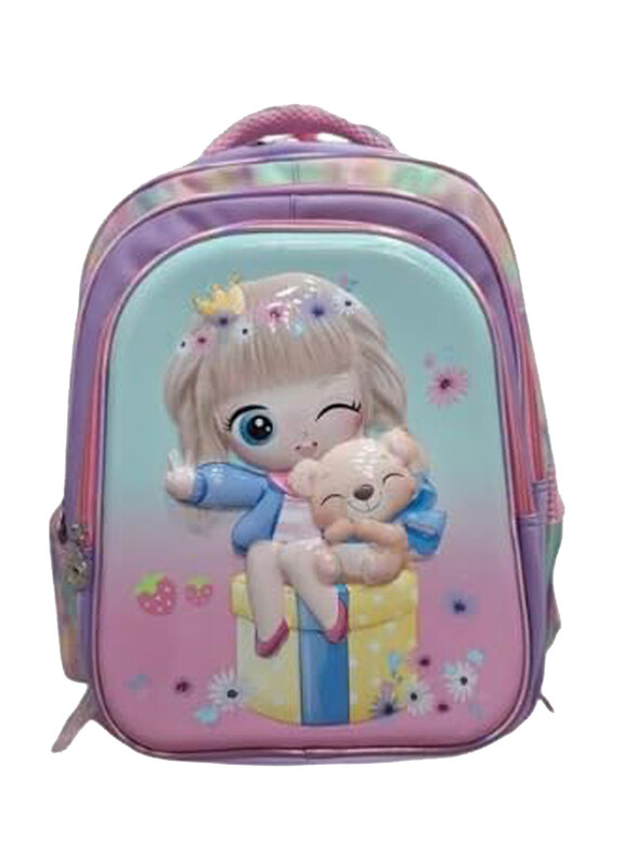 

Generic Kids Backpack with Cute Graphic, Pink
