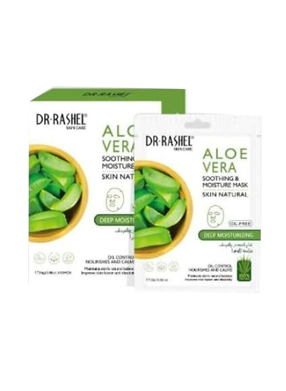 

Dr Rashel Aloe Vera Face Mask, 10 x 25g