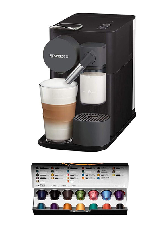 

Nespresso 1L De'Longhi Lattissima Capsule Coffee Machine, 1400W, Black