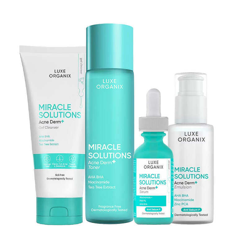 

Luxe Organics LUXE ORGANIC BUNDLE MIRACLE SOLUTION ACNE DERM
