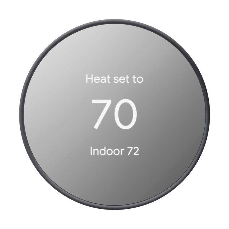 

Google Nest Thermostat 4th Gen GA02081 Smart Programmable Wi-Fi Thermostat - Charcoal