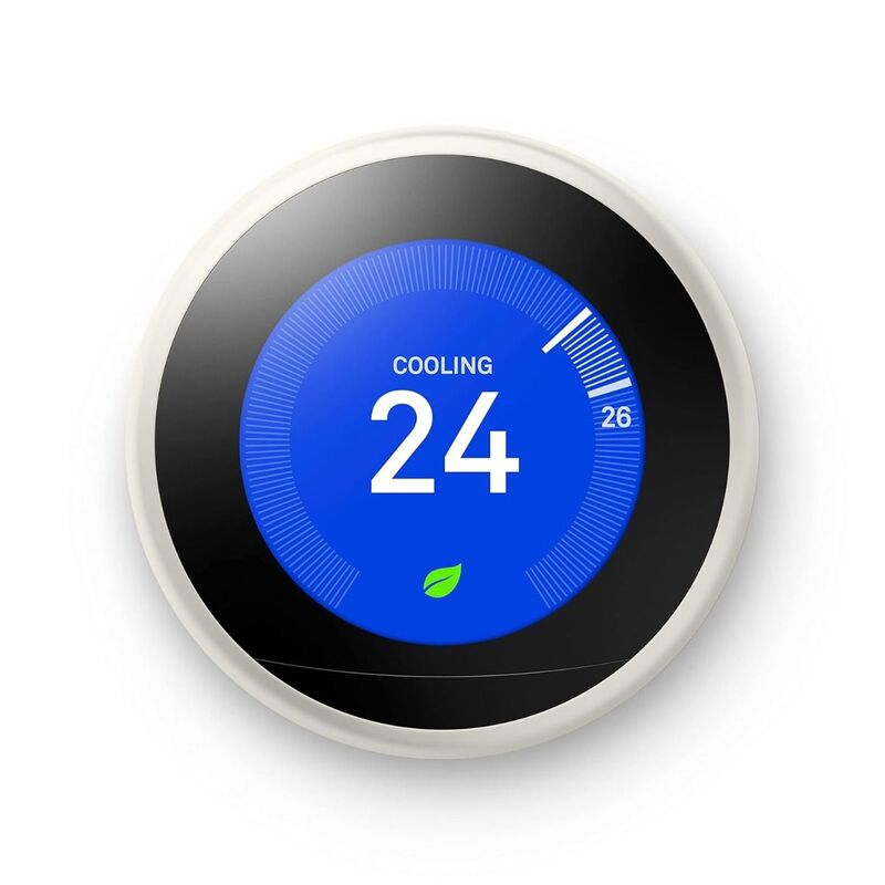 Google Nest 3rd Gen T3017US Smart Learning Thermostat - White