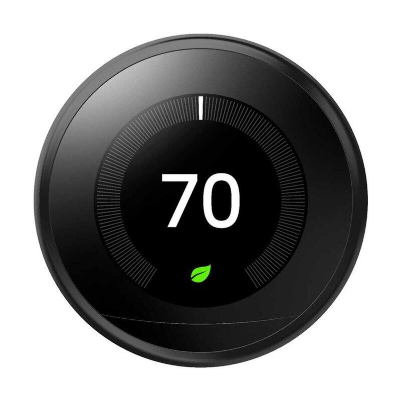 

Google Nest 3rd Gen T3018US Smart Learning Thermostat - Mirror Black