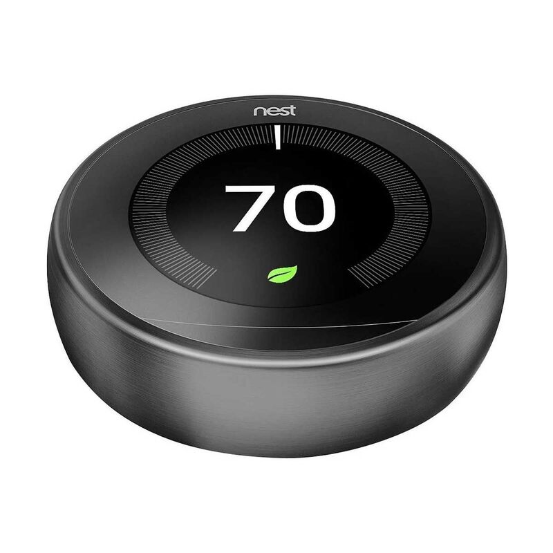 Google Nest 3rd Gen T3016US Smart Learning Thermostat - Carbon Black