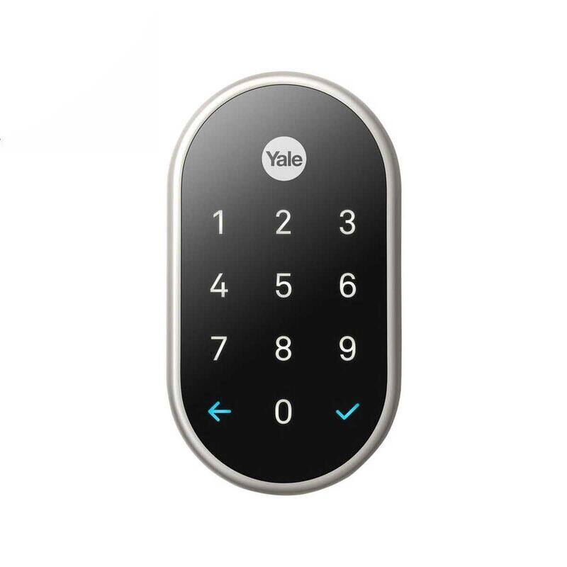 

Google Nest X Yale Bluetooth Wireless Smart Lock with Nest Connect - Satin Nickel