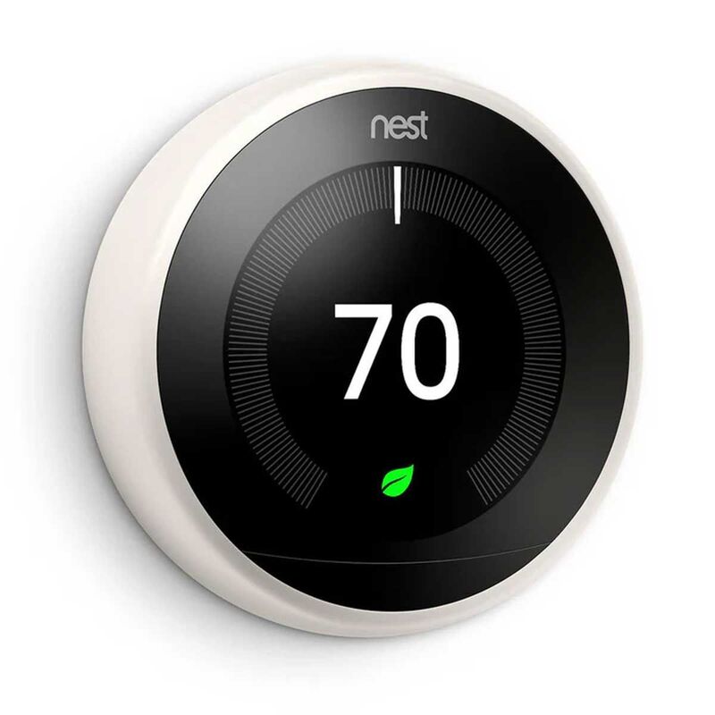 Google Nest 3rd Gen T3017US Smart Learning Thermostat - White