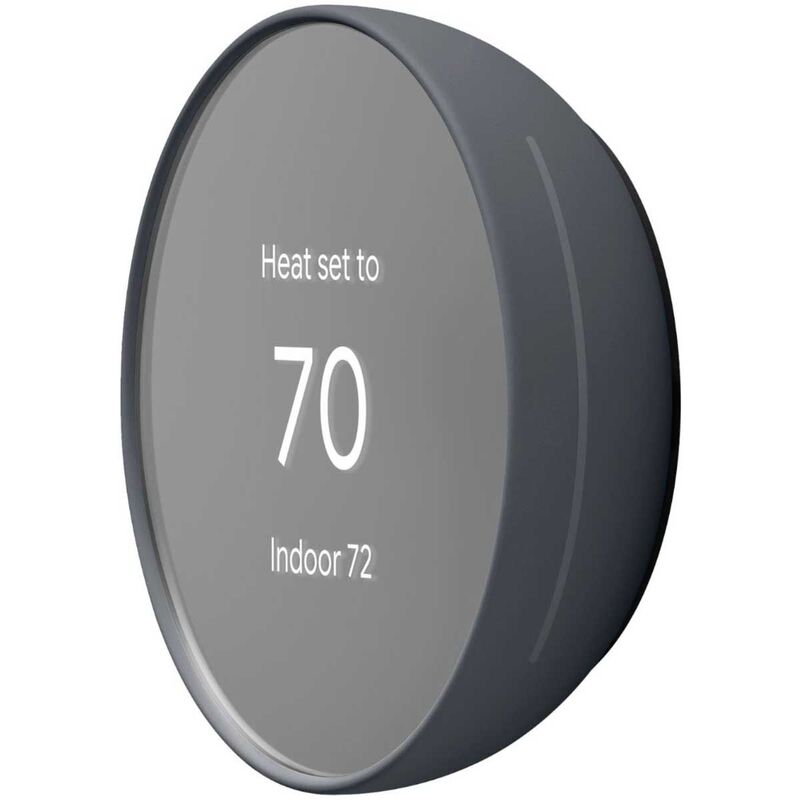 Google Nest Thermostat 4th Gen GA02081 Smart Programmable Wi-Fi Thermostat - Charcoal