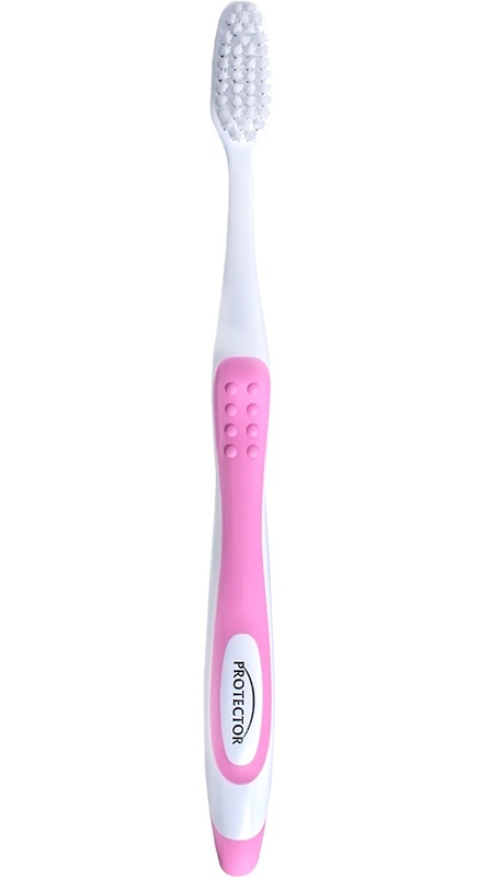 Protector Antiviral & Antibacterial Toothbrush Standard with Medium Bristles