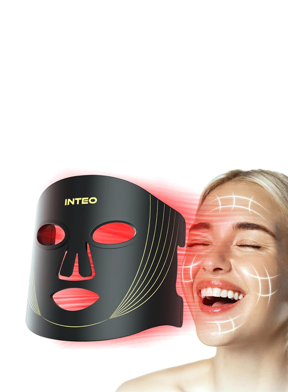 Inteo Red Light Therapy for Face, Black