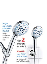 Hotel Spa AquaCare High Pressure 8-mode Handheld Shower Head, Silver