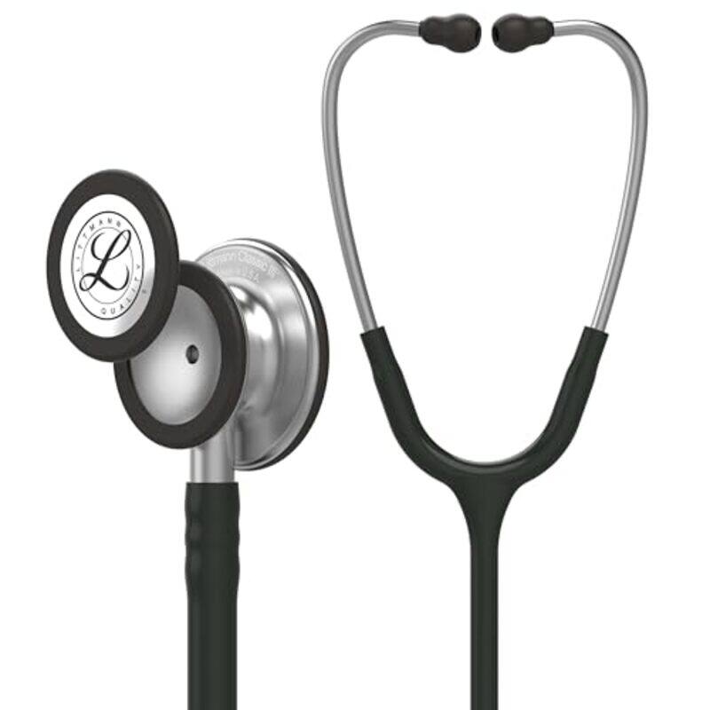 

3M Littmann 5620 Classic III Monitoring Stethoscope, 27 inch Size, Black, Model Number : 5620