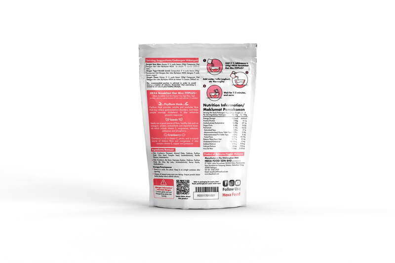 

HEXA - FIT PLUS BREAK FAST OATS MIX - 300G