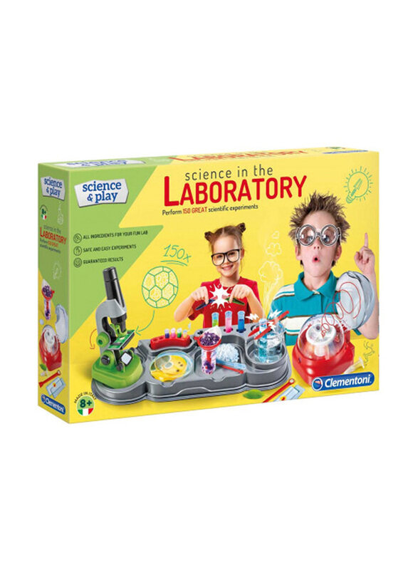

Clementoni Science & Lab Science In The Laboratory, Multicolour, Ages 8+