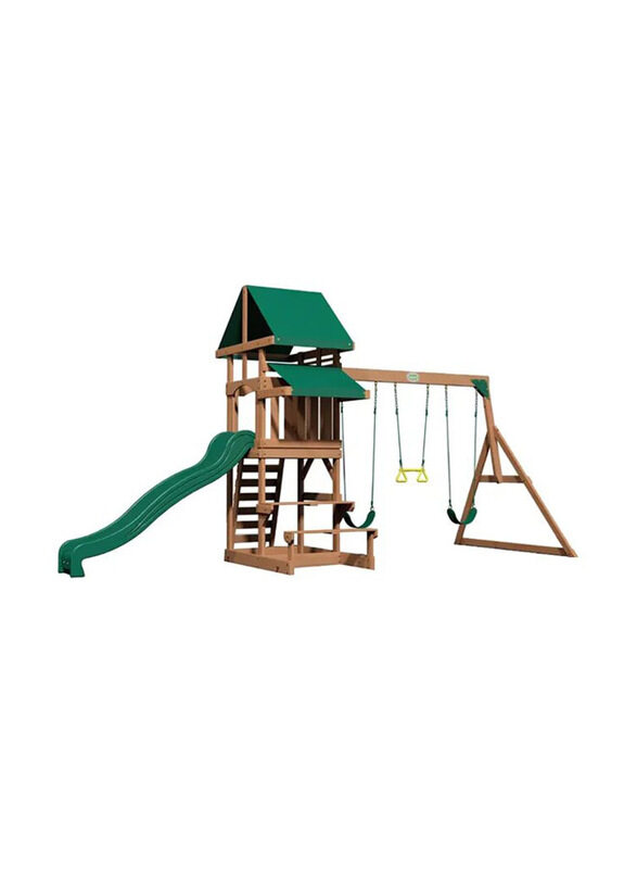 

Backyard Discovery Belmont Wooden Swing Set, Ages 3+
