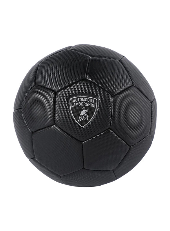 

Lamborghini Size-3 Durable No. 3 PVC Soccer Football, Black