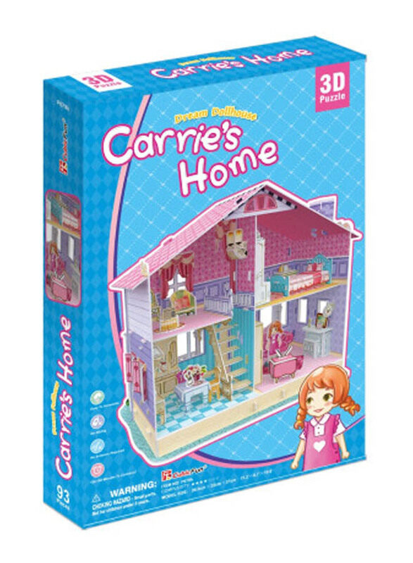 

Cubic Fun 93-Piece 3 Carrie's Home 3D Puzzle, Ages 3+