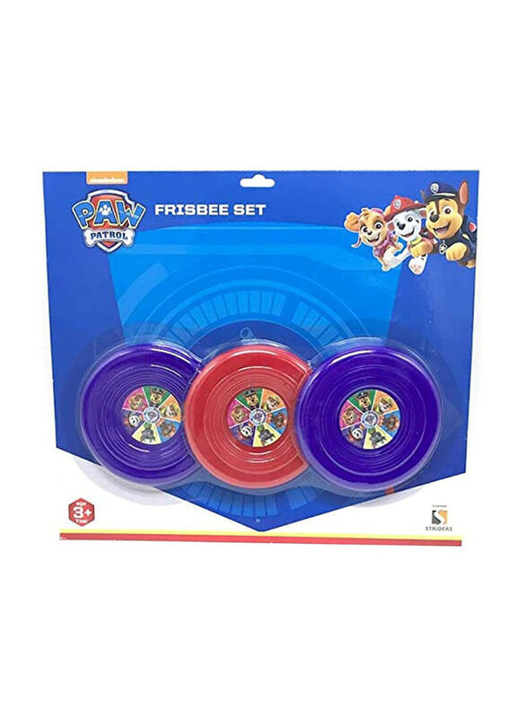 

Paw Patrol Frisbees Set, 3 Pieces, Ages 3+