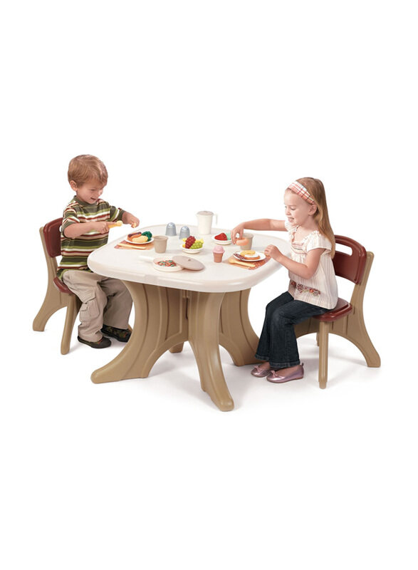 

Step2 New Traditions Table and Chairs Set, Beige/Brown