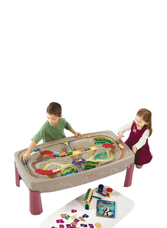 

Step2 Deluxe Canyon Road Train & Track Table, Multicolour, Ages 3+
