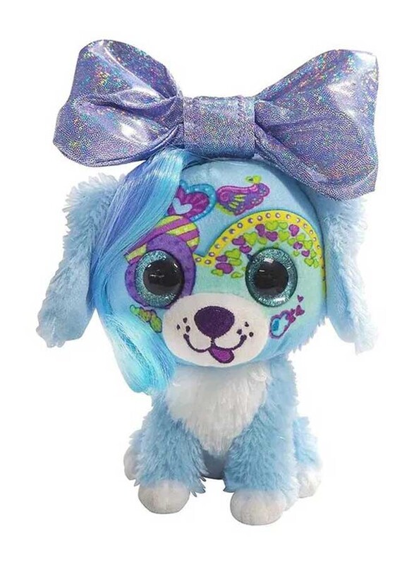 

Little Bow Pets 9-inch Puppy Bow Pet, Blue, Ages 3+