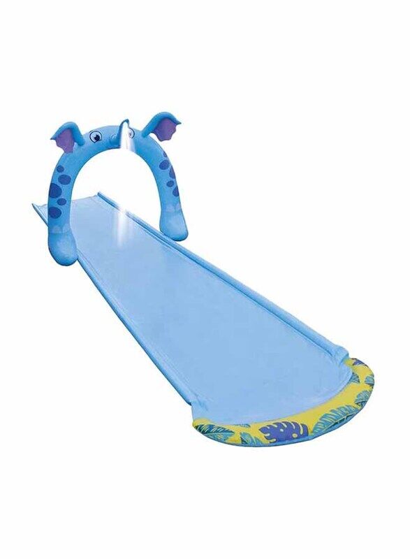 

Jilong Sun Club Elephant Spray Slide, 51027, Blue