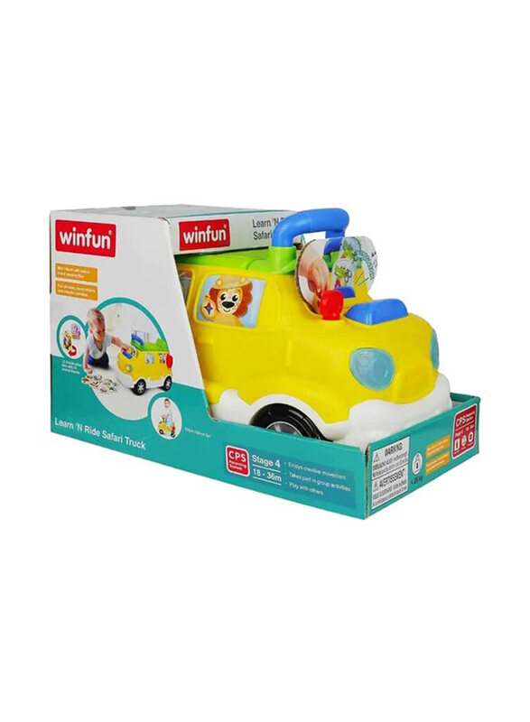 

Winfun Learn N Ride Safari Truck, Multicolour