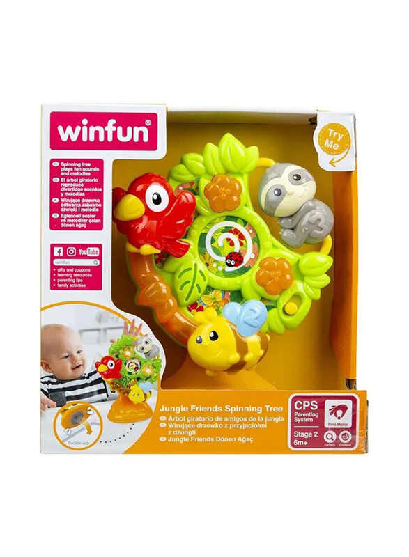 

Winfun Jungle Friends Spinning Tree Toy, Multicolour