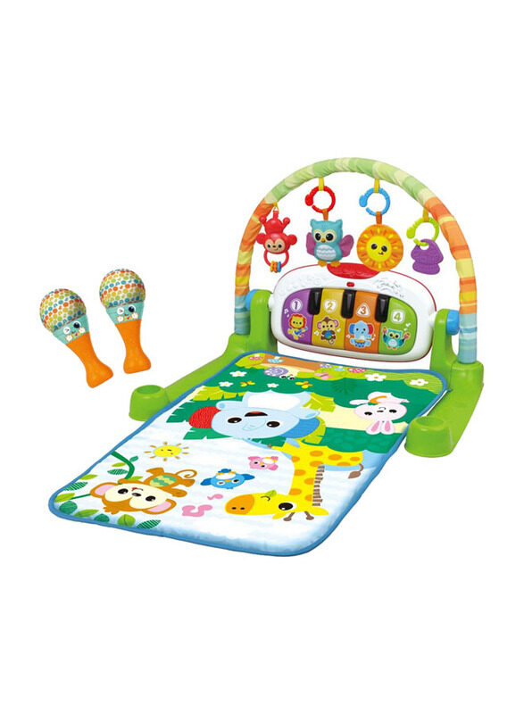 

Winfun Jungle Pals Kick 'N Play Musical Gym Deluxe, Multicolour