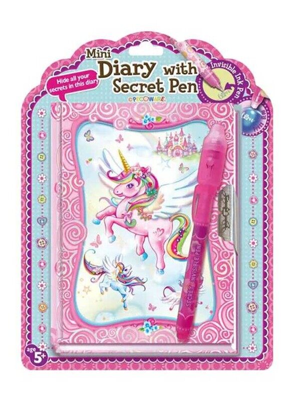 

Pecoware Pecaware Mini Diary Set, Pink, Ages 5+