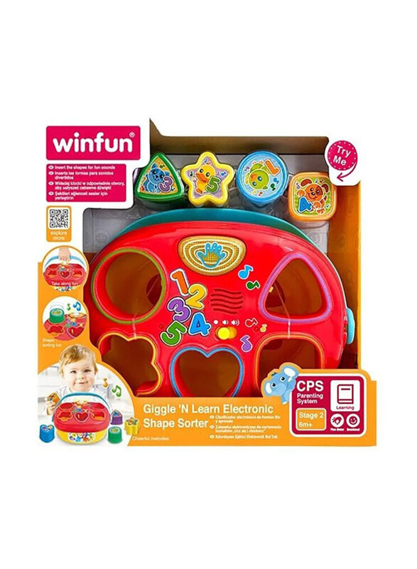 

Winfun Giggle N Learn Electronic Shape Sorter, Multicolour