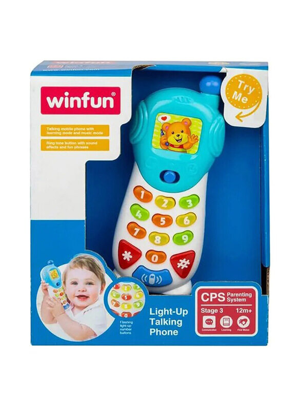 

Winfun Light Up Talking Phone, Multicolour