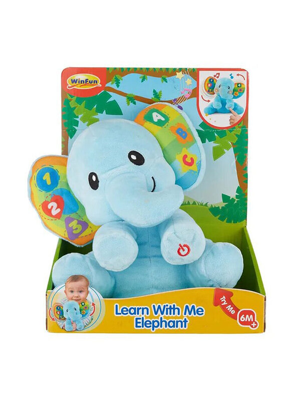 

Winfun Learn with Me Elephant, Blue