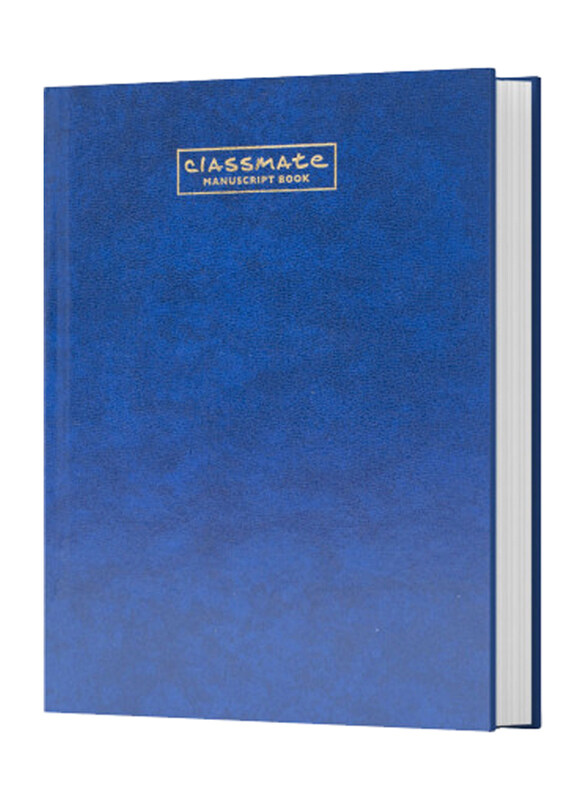 

Classmate Single Line Register Manuscript Book Regular, 192 Sheets, 70 GSM, A4 Size, 4 Piece, Blue