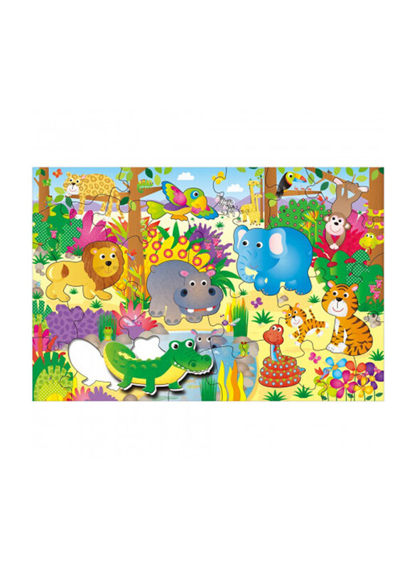 

Galt 30-Piece Giant Floor Puzzle Jungle Theme, Ages 3+