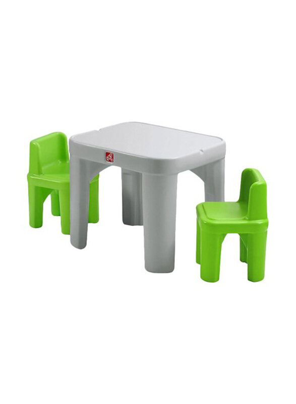 

Step2 Mighty My Size Table & Chair Set, Green/Grey