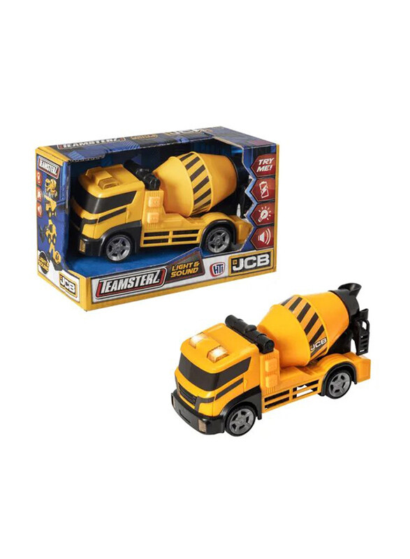 

Teamsterz Small Light & Sound Cement Mixer Jcb, Yellow/Black, Ages 3+