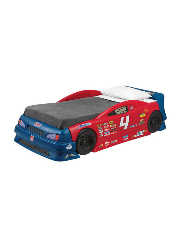 

Step2 Stock Car Convertible Bed, Blue/Red