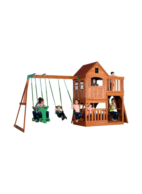 

Backyard Discovery Hillcrest Swing Set, Multicolour, Ages 5+