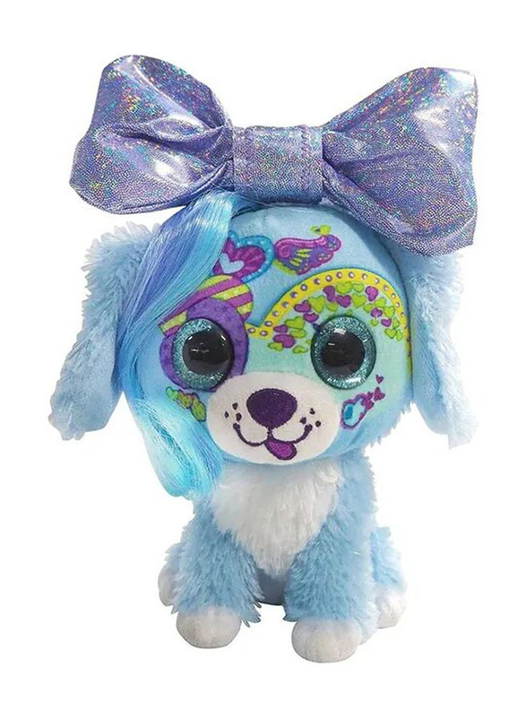 

Little Bow Pets 6-inch Puppy Bow Pet, Blue, Ages 3+