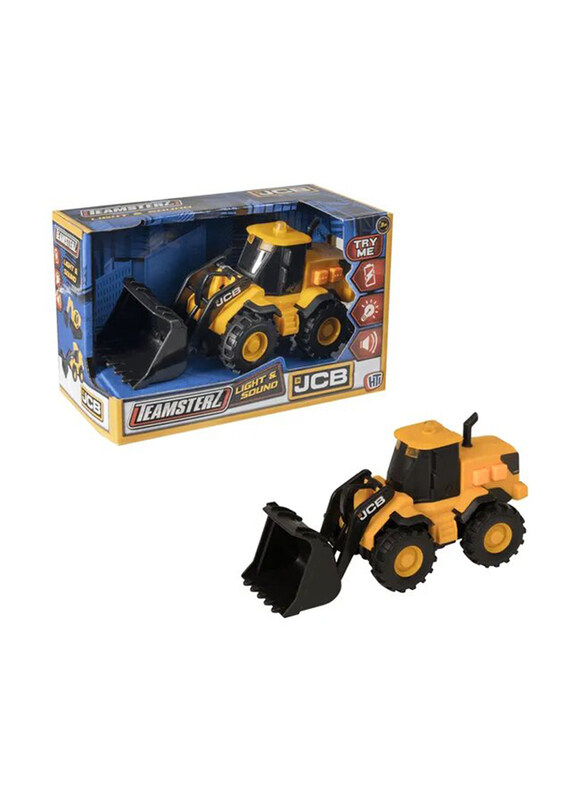 

Teamsterz Small Light & Sound Excavator Jcb, Yellow/Black, Ages 3+