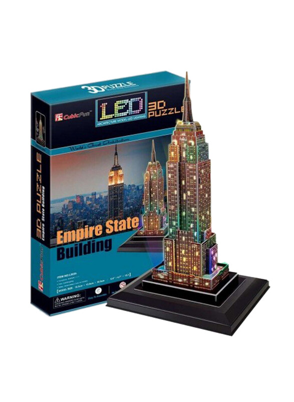 

Cubic Fun 38-Piece 3D Empire State Building Puzzle, Ages 5+