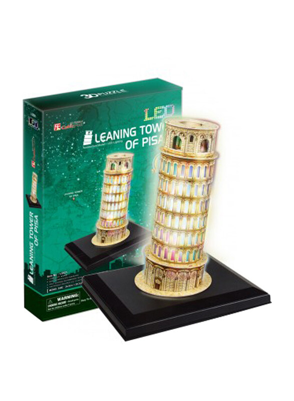 

Cubic Fun 15-Piece 3D Leaning Tower Of Pisa Puzzle, Ages 3+