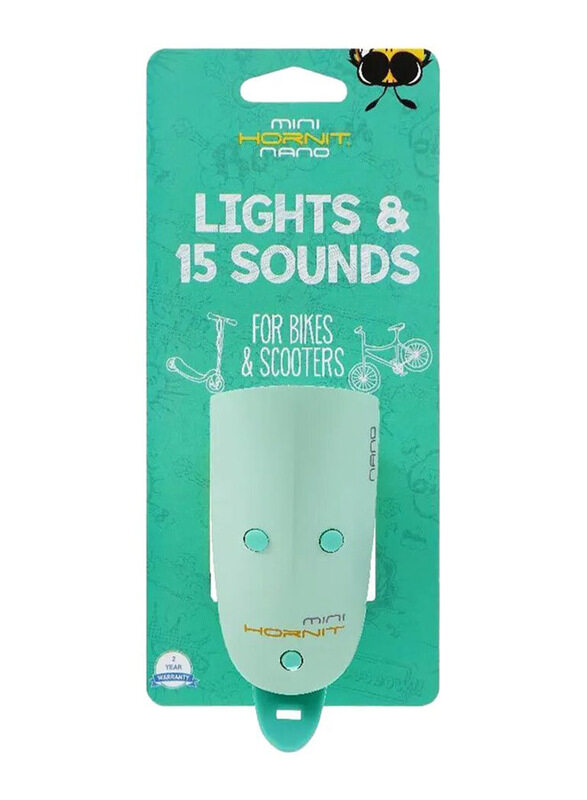 

Hornit Mini Nano Light & 15 Sounds, Mint Green