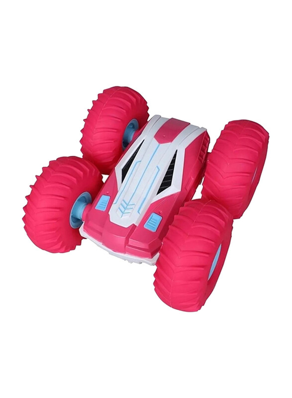 

Sam Toys RC Double Sided Gyro Stunt Car, Ages 6+, Pink