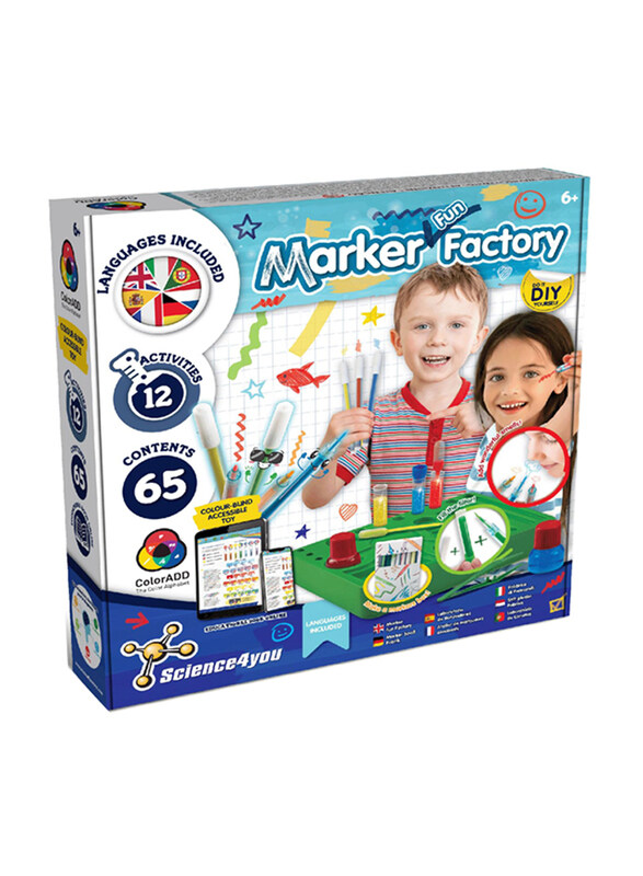 

Science For You DIY Marker Factory Kit, 65 Pieces, Ages 6+