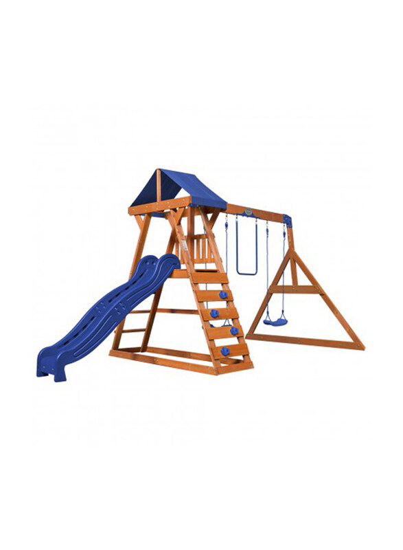 

Backyard Discovery Saddlebrook Swing Set, Multicolour, Ages 2+