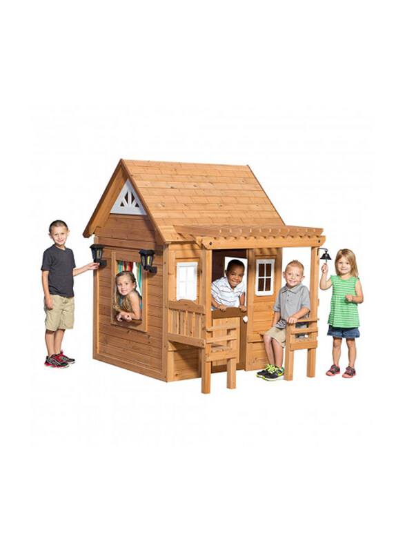 

Backyard Discovery Cascade Playhouse, Brown, Ages 5+