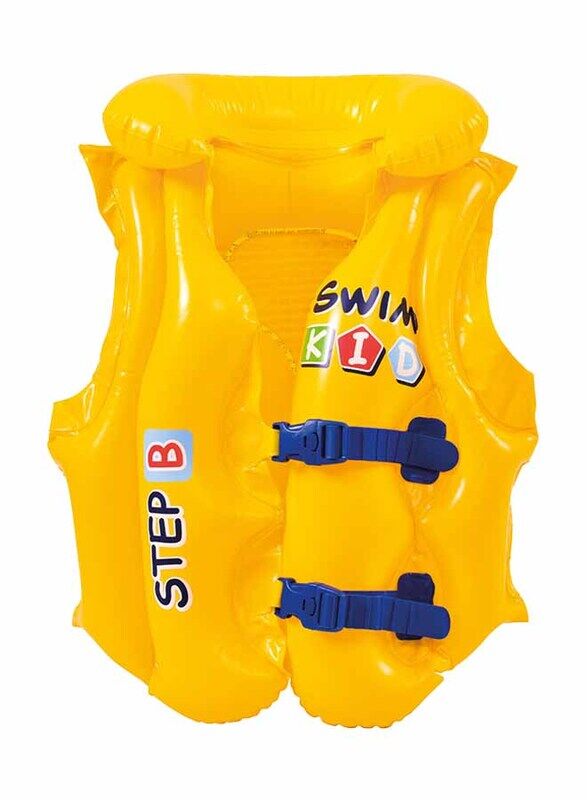 

Jilong Sun Club Kid Inflatable Swim Vest B, 46088, Yellow