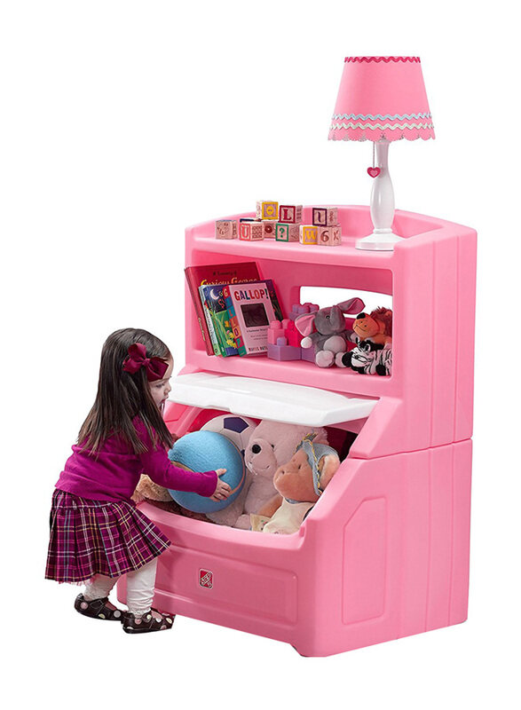 

Step2 Lift & Hide Bookcase Storage Chest, Pink