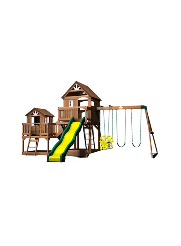 

Backyard Discovery Malibu Swing Set, Multicolour, Ages 5+